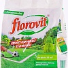 Удобрение Florovit Для газона с добавкой железа гранулированное (1 кг, мешок)