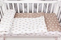 Постельное белье Amarobaby Baby Boom КПБ-3 Короны (коричневый)