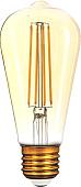 Светодиодная лампа Gauss LED Filament ST64 E27 8W Golden 2400К 157802008