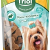 Лакомство для собак Triol Мини-косточки из кролика для мини-собак (50 г)