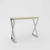 Барный стол Hype Mebel Амарион 120x40 (белый/древесина белая)