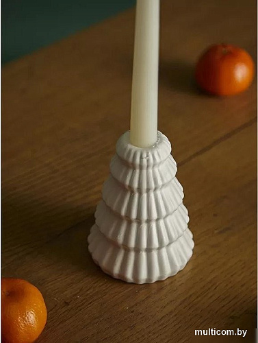 Подсвечник Tkano New Year Essential Nordic mood TK24-NY_CNH0001 (белый)