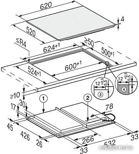 Варочная панель Miele KM 7667 FL