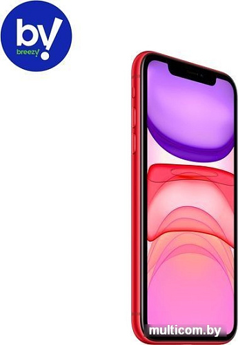 Смартфон Apple iPhone 11 64GB Воcстановленный by Breezy, грейд B ((PRODUCT)RED)