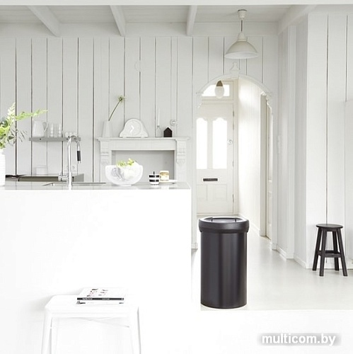 Мусорное ведро Brabantia Big Bin 60 л (черный/темно-серый)