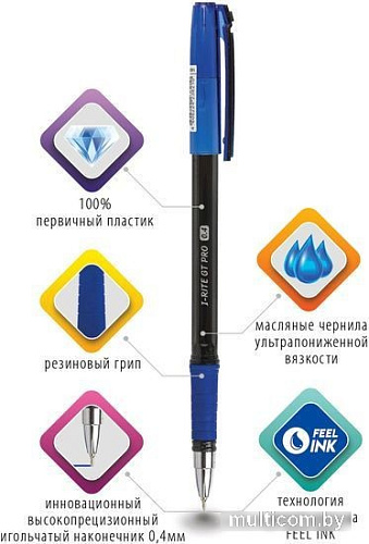 Набор шариковых ручек BRAUBERG I-rite gt pro 880176 (12 шт.)