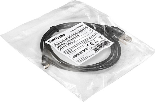 Кабель ExeGate EX-CC-USB2-AMmicroBM5P-1.0