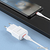 Сетевое зарядное Borofone BA48A USB Type-C (белый)