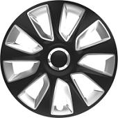 Набор колпаков на диски Versaco Stratos RC 16&quot; 16STRATOSRCBS (4шт, черный/серебристый)