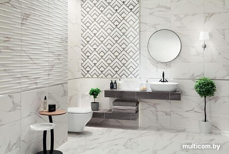 Керамическая плитка Tubadzin S-Bonella White Str (308x608)