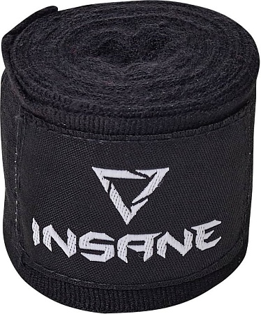 Бинт боксерский Insane Cobra IN22-HW201 (3.5м, черный)