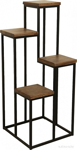 Подставка Stal-Massiv Quadro-D Black (дуб мореный)
