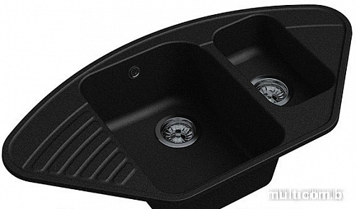 Кухонная мойка GranFest QUARZ Z-14 (черный)