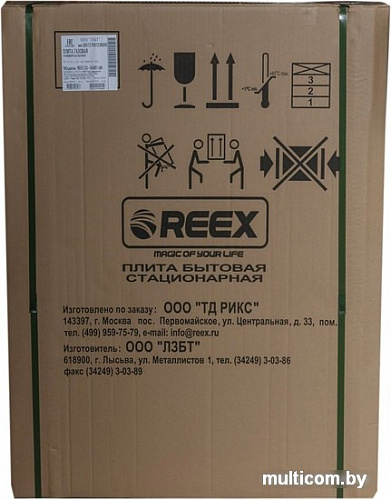 Кухонная плита Reex CG-54997 eBk