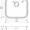 Кухонная мойка Omoikiri Omi 49-U-AB