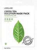 Lebelage Маска для лица тканевая Green Tea Solution Mask Успокаивающая