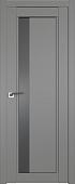 Межкомнатная дверь ProfilDoors 2.71U 80x200 (грей/стекло графит)
