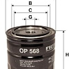 Масляный фильтр Filtron OP 568