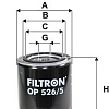 Масляный фильтр Filtron OP 526/5