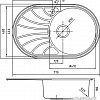 Кухонная мойка IDDIS Suno SUN77PRi77
