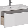 Lemark Тумба под умывальник Buno Mini 100 LM05BM100T (белый глянец)