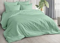 Постельное белье Миланика Фисташка Семейный (поплин г/к)
