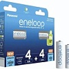 Аккумулятор Panasonic Eneloop AA 2000mAh 4 шт + AAA 800mAh 4 шт BK-KJMCDE44E