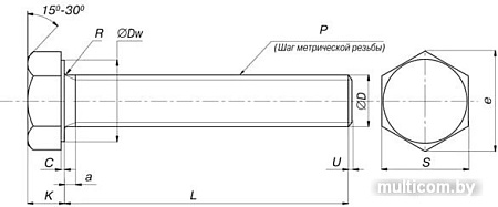Набор болтов ЕКТ VZ010675 (1460 шт)