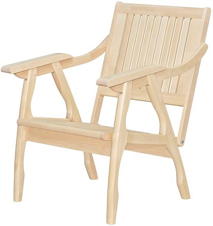 Кресло Мебелик Массив решетка (лак)