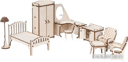 Аксессуары для кукольного домика Lemmo Спальня для кукольного дома Венеция 0069