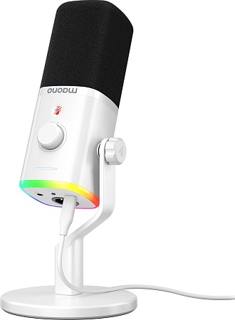 Проводной микрофон Maono PD100X (белый)