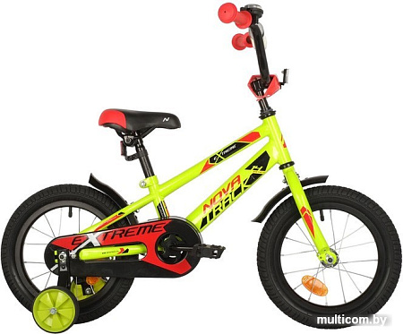 Детский велосипед Novatrack Extreme 14 2021 143EXTREME.GN21 (зеленый)