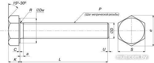Набор болтов ЕКТ VZ010675 (1460 шт)