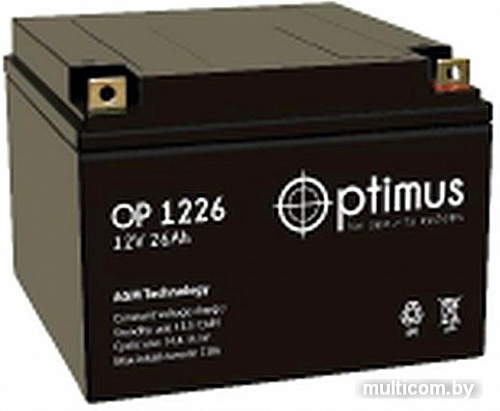 Аккумулятор для ИБП Optimus OP 1226 (12В/26 А&middot;ч)