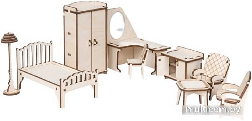 Аксессуары для кукольного домика Lemmo Спальня для кукольного дома Венеция 0069