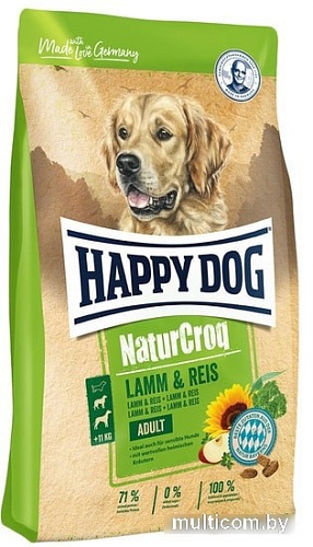Сухой корм для собак Happy Dog NaturCroq Lamm & Reis 1 кг