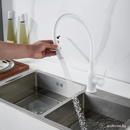 Смеситель Shevanik S343C-1 (белый)