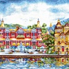 Набор для вышивания Сделай своими руками Викторианская набережная В-30С