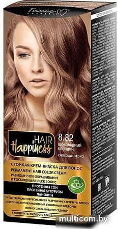 Белита-М Hair Happiness Стойкая 8.82 шоколадный блондин