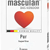 Гладкие презервативы Masculan Pur №3
