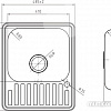Кухонная мойка IDDIS Strit STR58SLi77