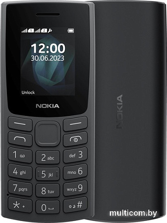 Кнопочный телефон Nokia 105 (2023) Dual SIM TA-1557 (черный)