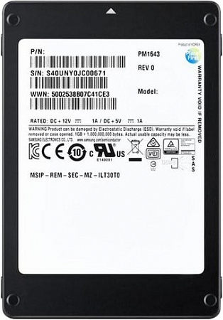 SSD Samsung PM1643 1.92TB MZILT1T9HAJQ