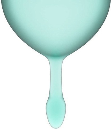Менструальная чаша Satisfyer Feel Good (зеленый)