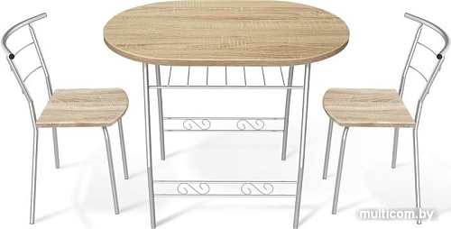 Стул Sheffilton SHT-S53 (дуб сонома/металлик)