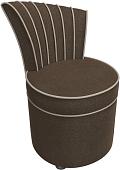 Интерьерное кресло Лига диванов Ирис (рогожка, коричневый/бежевый)