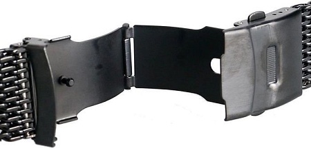 Браслет Rumi Shark металлический 20 мм (черный)