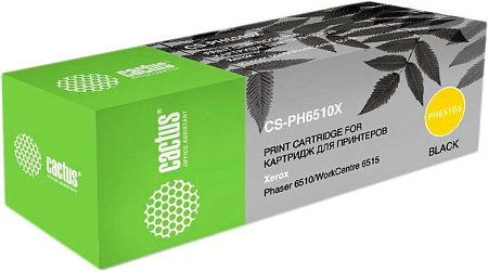 Картридж CACTUS CS-PH6510BK (аналог Xerox 106R03484)