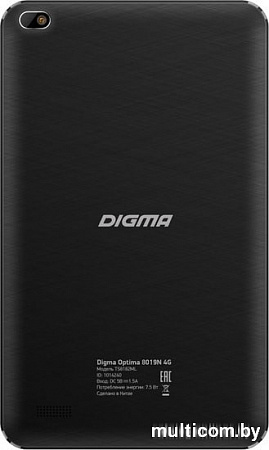 Планшет Digma Optima 8019N TS8182ML 8GB 4G (черный)