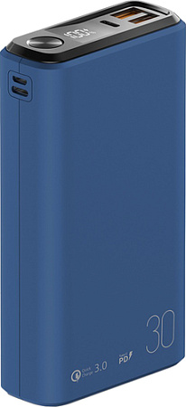 Внешний аккумулятор Olmio QS-30 30000mAh (темно-синий)